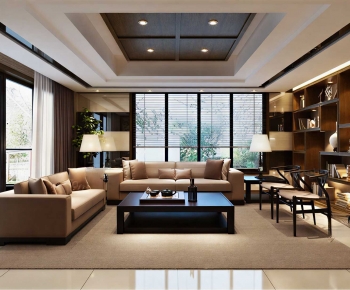 Modern A Living Room-ID:558572055