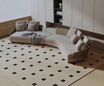 Modern Curved Sofa-ID:950241099