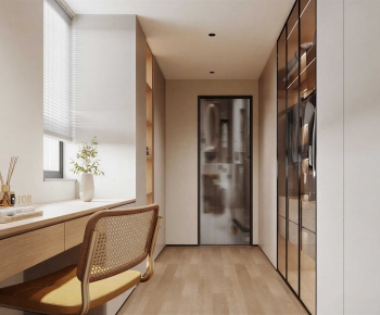 Modern Clothes Storage Area-ID:311264045