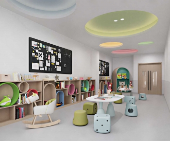 Modern Kindergarten Classrooms-ID:672631982