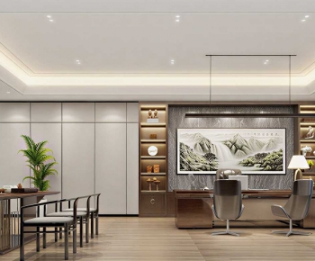 New Chinese Style Manager's Office-ID:180754906