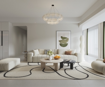 Modern A Living Room-ID:729697949