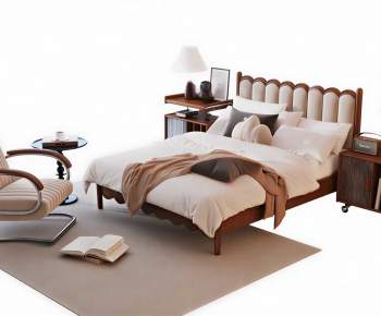 Modern Double Bed-ID:158313996