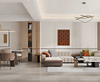 Modern A Living Room-ID:709487923