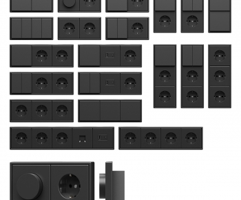 Modern Switch Socket Panel-ID:328697921