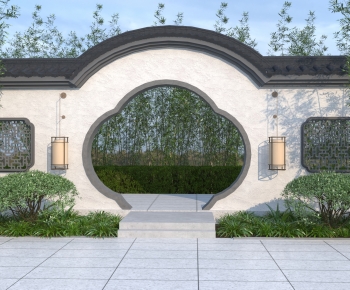 Chinese Style Landscape Wall-ID:367285012