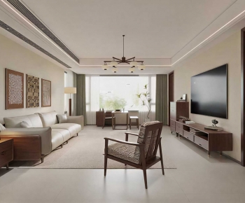 Modern A Living Room-ID:747931059