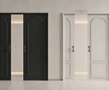 French Style Single Door-ID:489887958