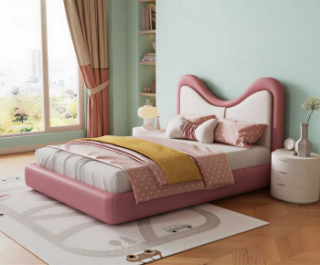 Modern Child's Bed-ID:136292934