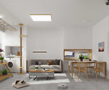 Nordic Style A Living Room-ID:318196064