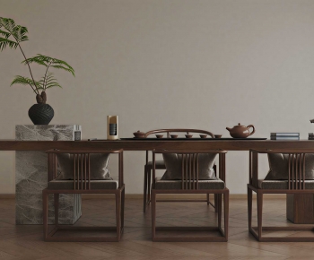 New Chinese Style Tea Tables And Chairs-ID:883718975