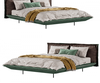 Modern Double Bed-ID:563992988