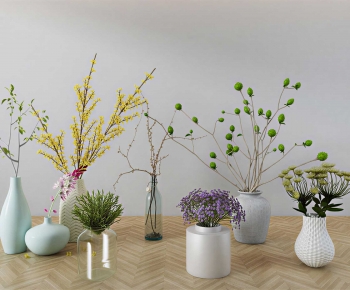 Modern Potted Green Plant-ID:403167967