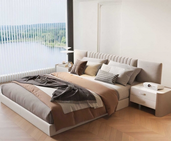 Modern Double Bed-ID:328240476