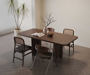 Modern Dining Table And Chairs-ID:746886019