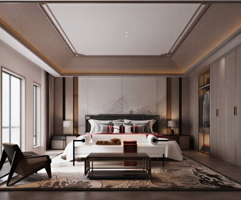 New Chinese Style Bedroom-ID:847266917