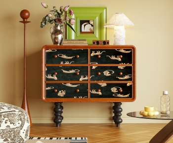 French Style Entrance Cabinet-ID:487735999