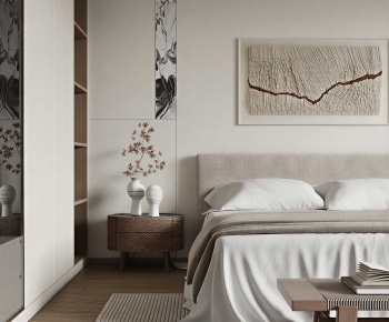 Wabi-sabi Style Bedroom-ID:340574037