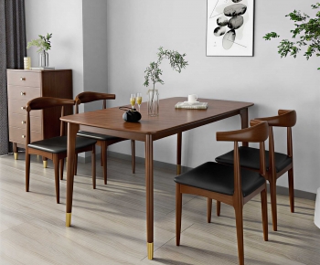 Modern Dining Table And Chairs-ID:815284973