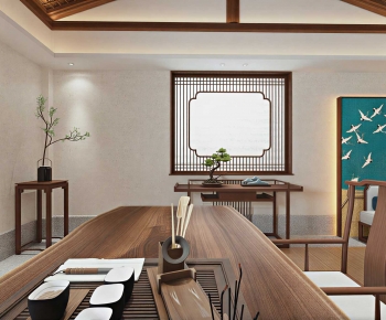 New Chinese Style Teahouse Tea House-ID:411756991