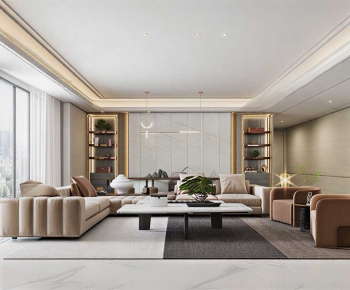 Modern A Living Room-ID:489774946