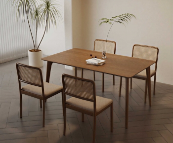 Modern Dining Table And Chairs-ID:428450174
