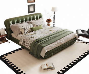 Modern Double Bed-ID:443058013