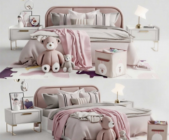 Modern Child's Bed-ID:991370798