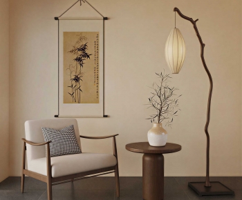 New Chinese Style Lounge Chair-ID:566558853