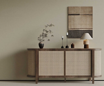 Wabi-sabi Style Side Cabinet-ID:332777028