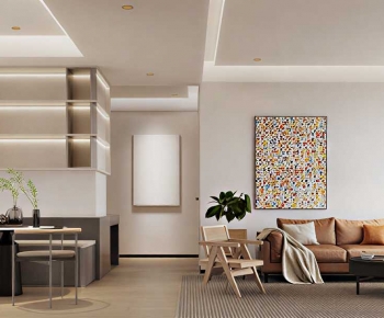 Modern A Living Room-ID:629537112