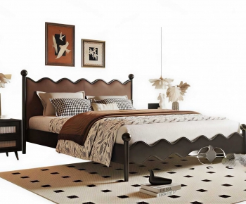 French Style Double Bed-ID:253145937