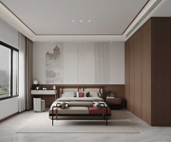 New Chinese Style Bedroom-ID:986320027