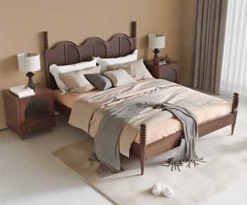 Modern Double Bed-ID:990494016