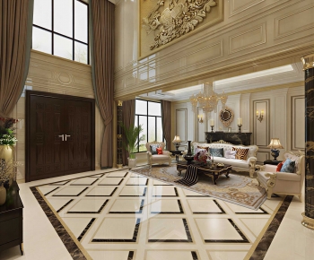 European Style A Living Room-ID:543148993