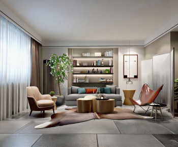 Modern A Living Room-ID:189539911