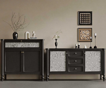 French Style Side Cabinet-ID:292581088