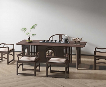 New Chinese Style Tea Tables And Chairs-ID:719489104