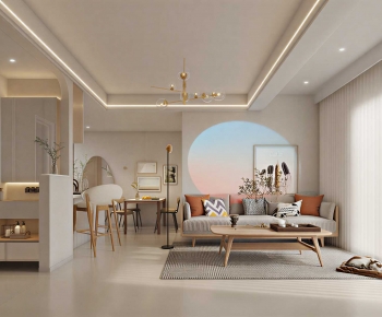 Modern A Living Room-ID:245753059