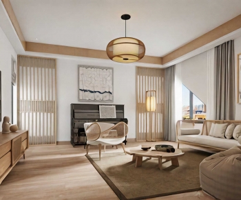 Japanese Style A Living Room-ID:561912062