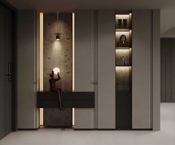 Modern Entrance Cabinet-ID:519435889