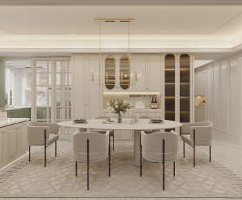 American Style Dining Room-ID:872174987