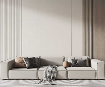 Modern Three-seat Sofa-ID:526463993