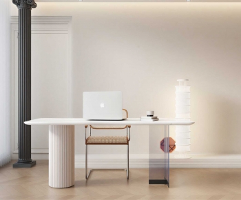 Modern Computer Desk And Chair-ID:220129011