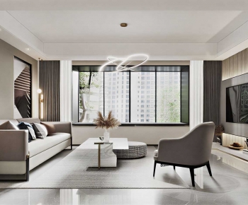 Modern A Living Room-ID:501804116