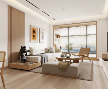 Japanese Style A Living Room-ID:510636098