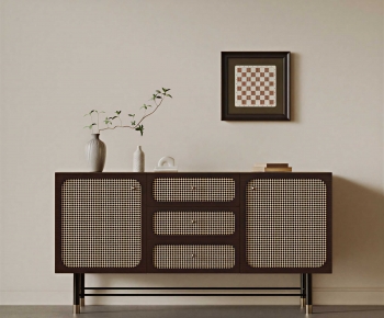 Wabi-sabi Style Entrance Cabinet-ID:171752932