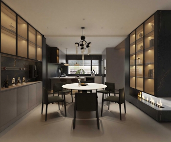 Modern Dining Room-ID:616379021