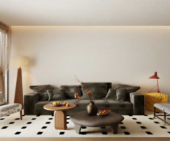 Modern A Living Room-ID:716440744