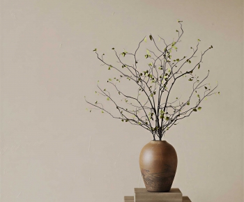 Wabi-sabi Style Aquatic Green Plant-ID:141231067